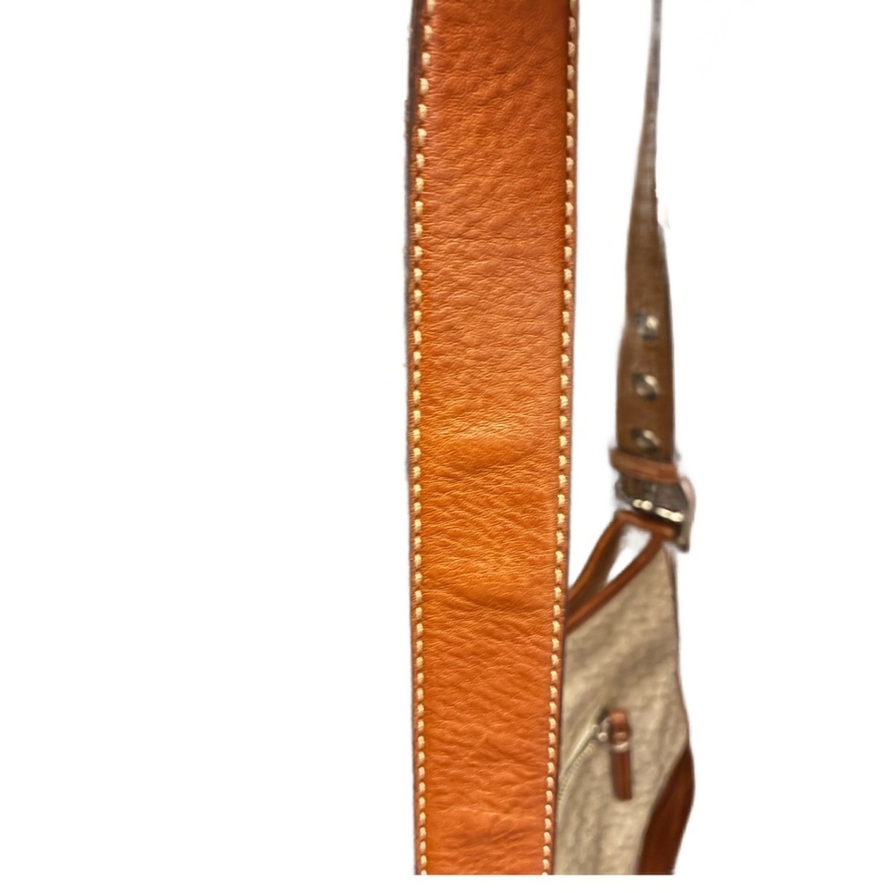 Coach cream and brown cognac crossbody Shoulder bag - Picture 7 of 9